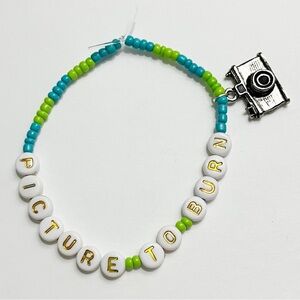 Taylor Swift Eras Tour Friendship Bracelet Picture To Burn Debut with charm